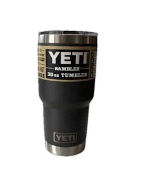 YETI RAMBLER® 30oz  Vacuum Insulated Tumbler Magslider Lid Charcoal Gray NWT